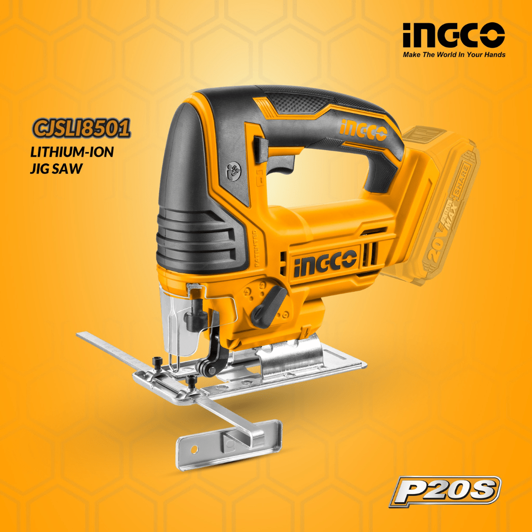 Ingco Jigsaw Ingco Lithium-Ion Cordless Jig Saw 20V 2.0Ah - CJSLI8501
