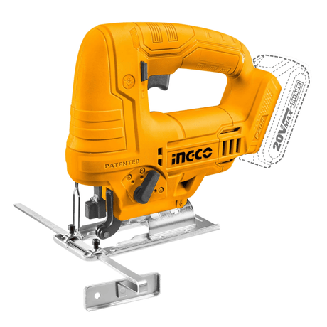 Ingco Jigsaw Ingco Lithium-Ion Cordless Jig Saw with 20V 2.0Ah Battery & Charger - CJSLI65081
