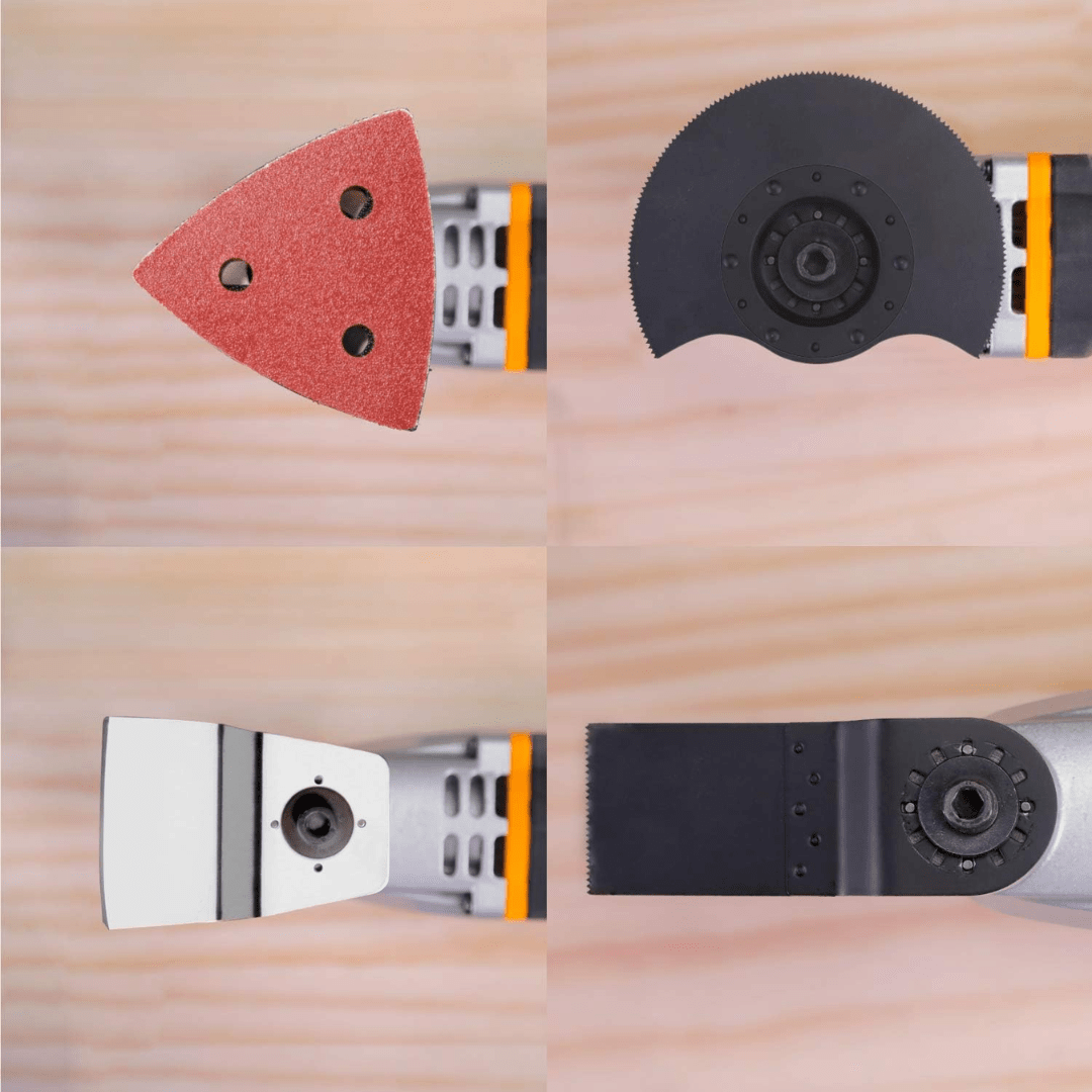 Ingco Rotary & Oscillating Tool Ingco Lithium-Ion Cordless Multi-Tool with Variable Speed with 8 pieces Accessories Set 20V 2.0Ah- CMLI2001