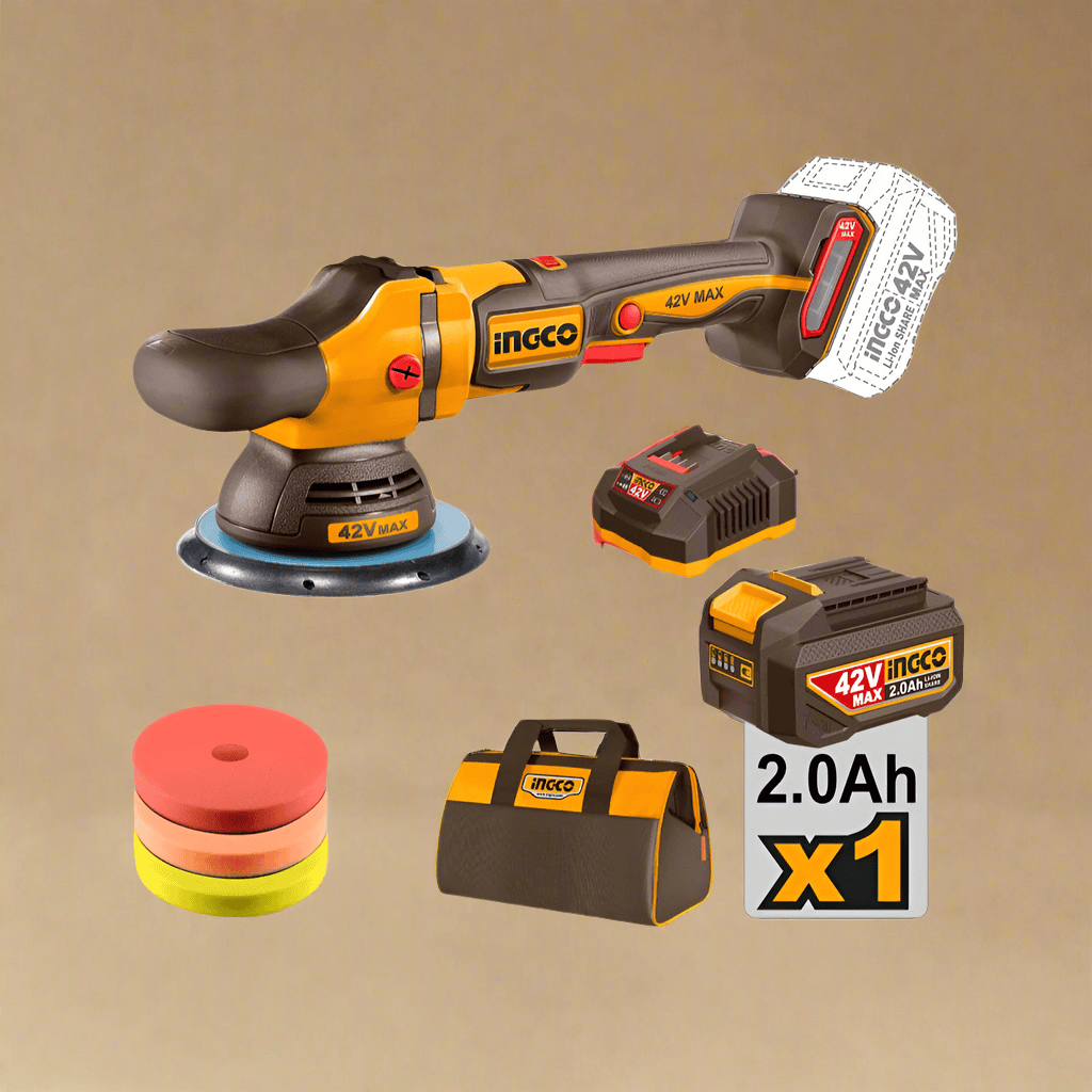 Ingco Automotive Accessories & Maintenance Ingco Lithium-Ion Cordless Polisher 42V - APLI42181