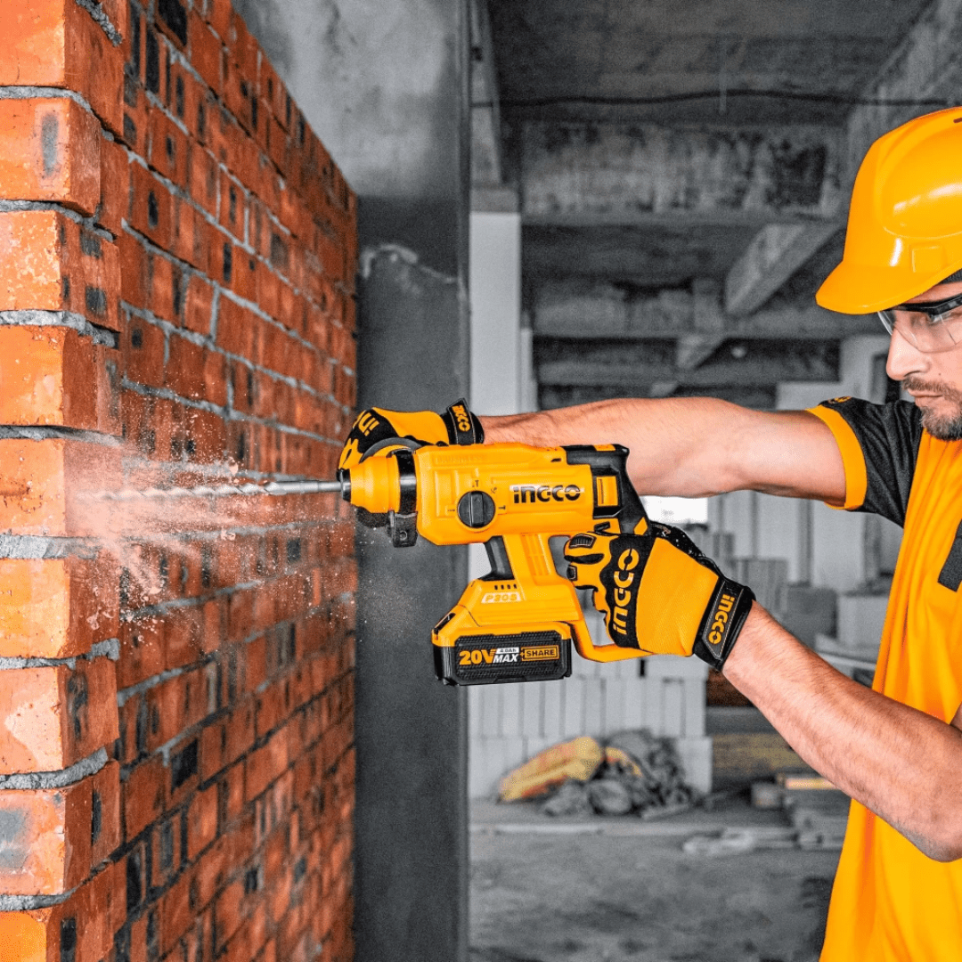 Ingco Drill Ingco Lithium-Ion Cordless Rotary Hammer 20V - CRHLI2201