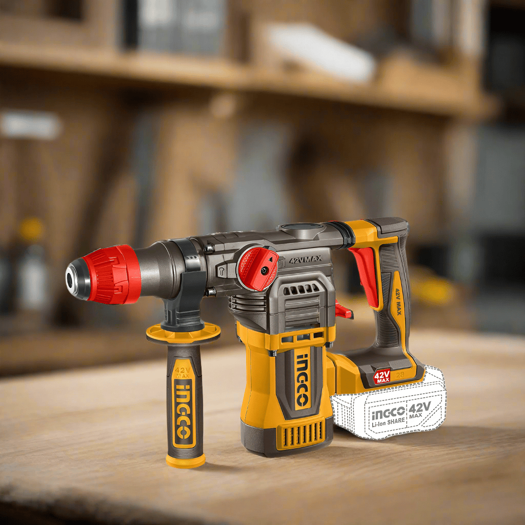 Ingco Drill Ingco Lithium-Ion Cordless Rotary Hammer 42V - CRHLI422682