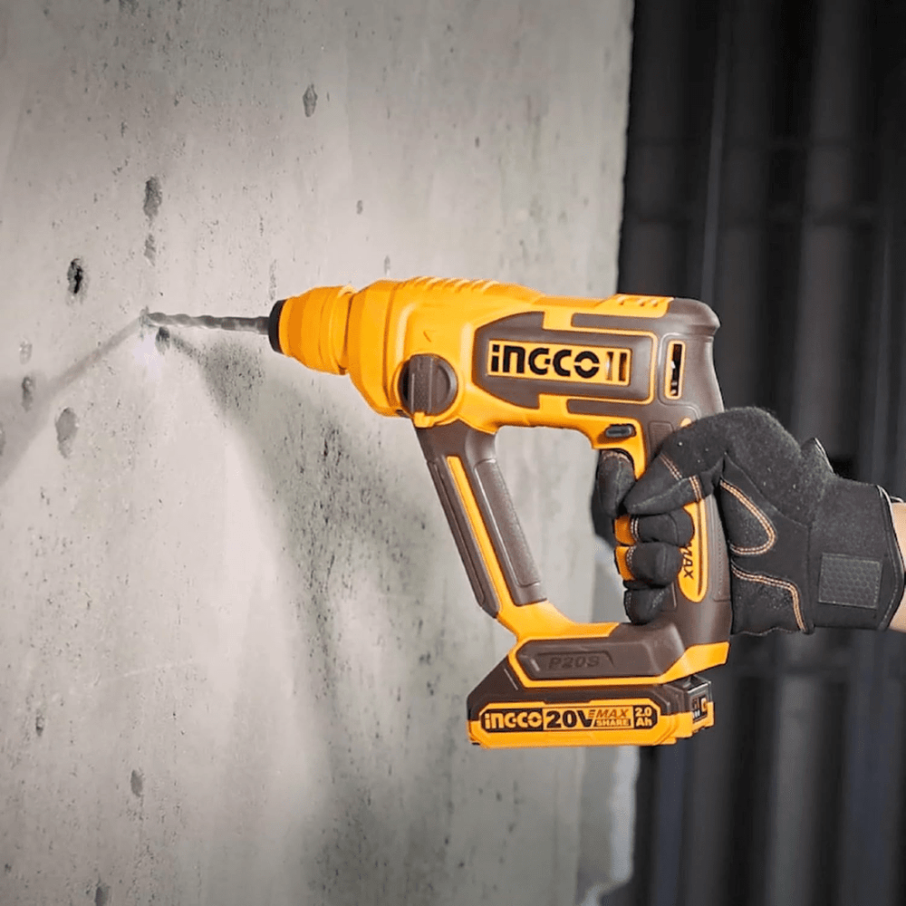 Ingco Drill Ingco Lithium-Ion Rotary Hammer 16mm with SDS Plus Chuck – CRHLI20168