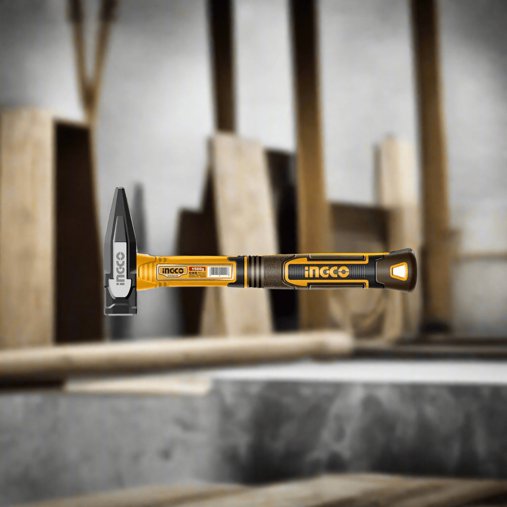 Ingco Hammers Mallets & Sledges Ingco Machinist Hammer 1500g with Fiberglass Handle - HMH821500