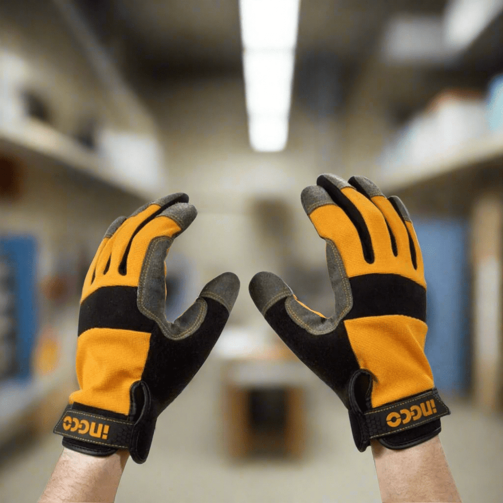 Ingco Work Gloves Ingco Mechanic Gloves – Size XL – HGMG01-XL