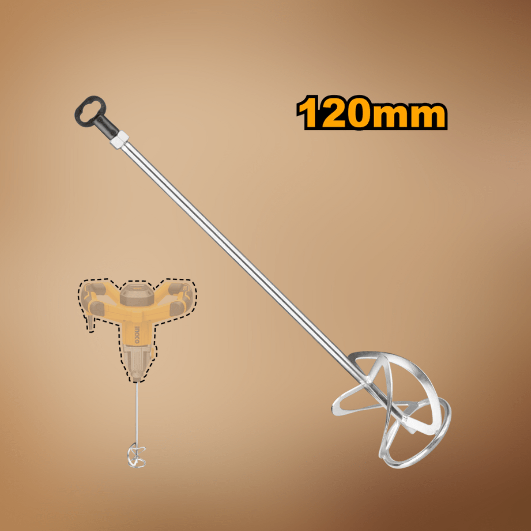 Ingco Chuck Keys & Specialty Accessories Ingco Mixer Paddle 120mm - MP1120