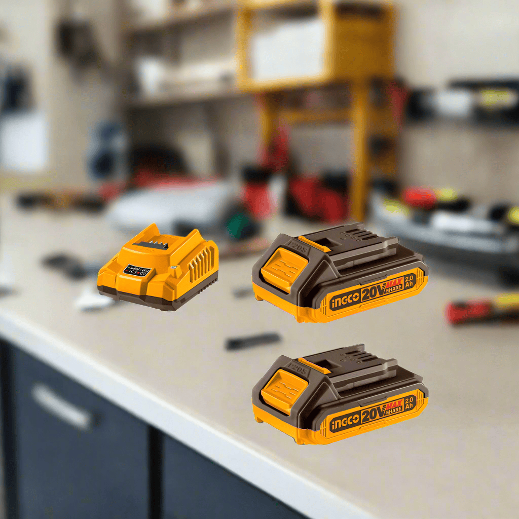 Ingco Batteries & Chargers Ingco P20S Lithium-Ion Battery And Charger Kit - FBCPK2212