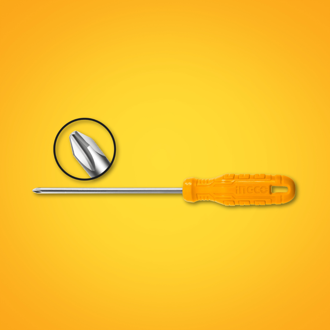 Ingco Screwdrivers Ingco Phillips Screwdriver 5mm & 6mm - HS58PH1100 & HS58PH2150