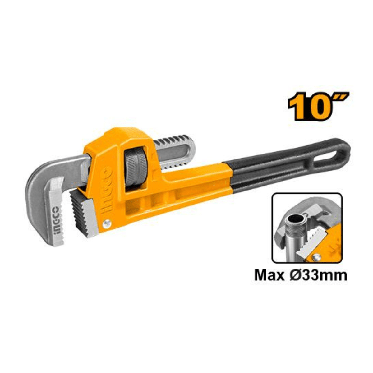 Ingco Wrenches Ingco Pipe Wrench 10" - HPW18102