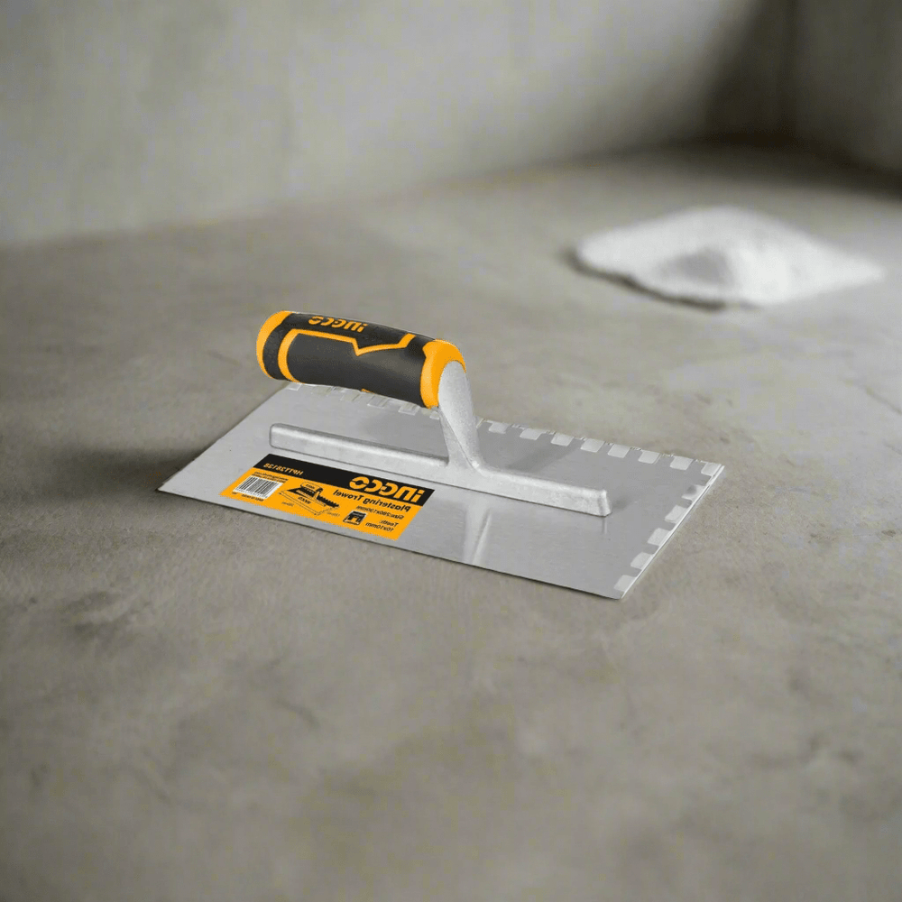 Ingco Specialty Hand Tools Ingco Plastering Trowel with Teeth 280x130mm – HPTT28138