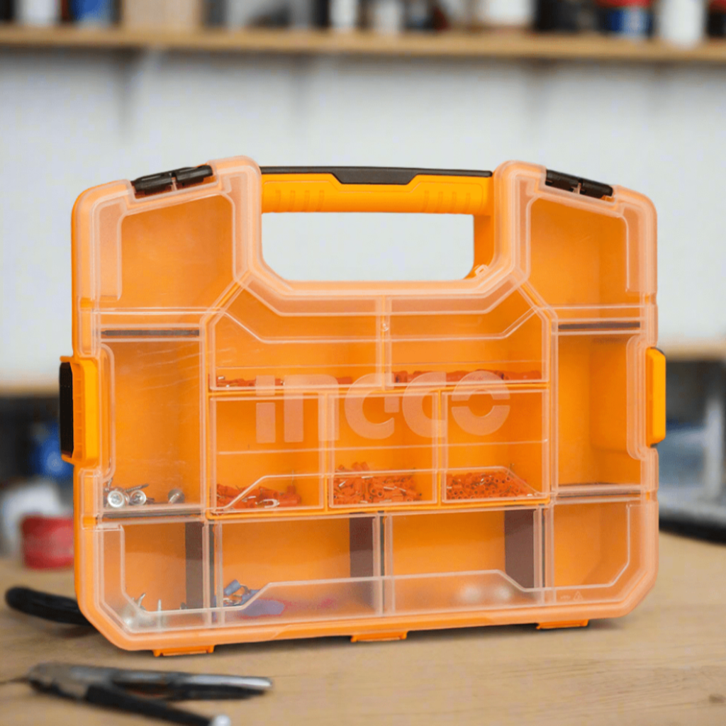 Ingco Tool Boxes Bags & Belts Ingco Plastic Organizer 12" - PBX1211