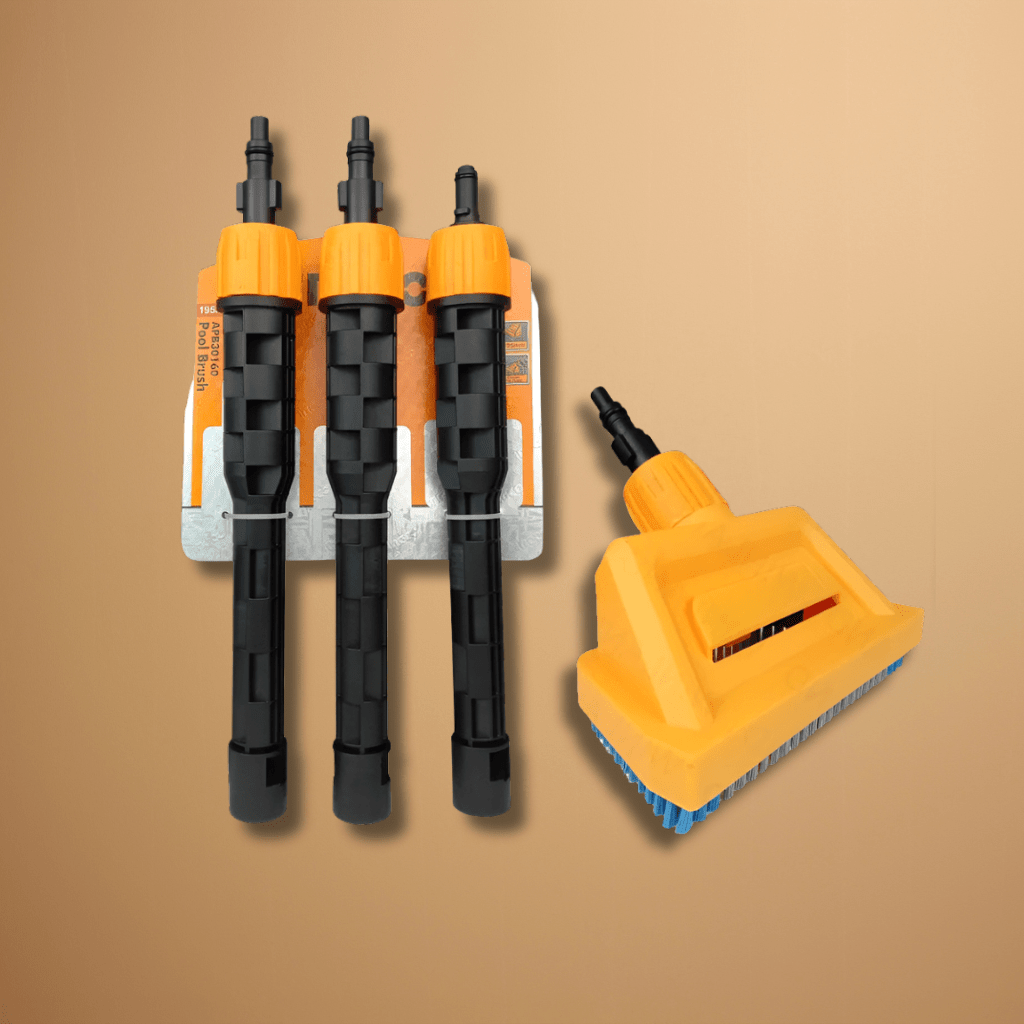 Ingco Cleaning Equipment Accessories Ingco Pool Brush for High Pressure Washer with 300mm Extension Rods – APB30160