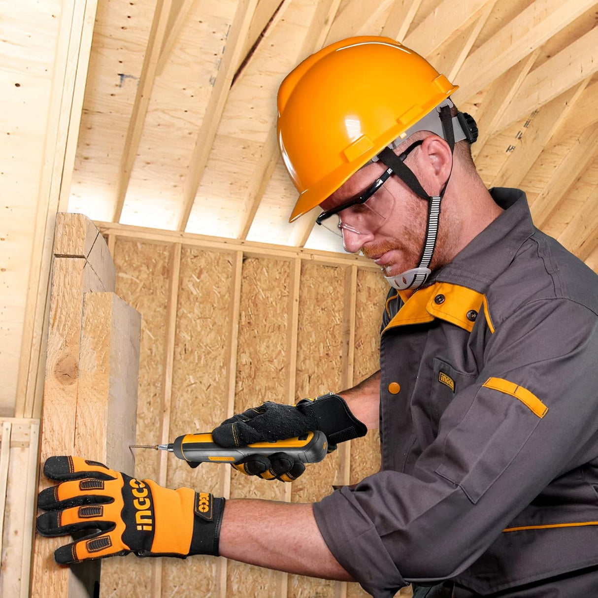 Ingco Powered Screwdriver Ingco Rechargeable Lithium-ion Screwdriver 4V with 42 Pieces Accessories - CSDLI0403