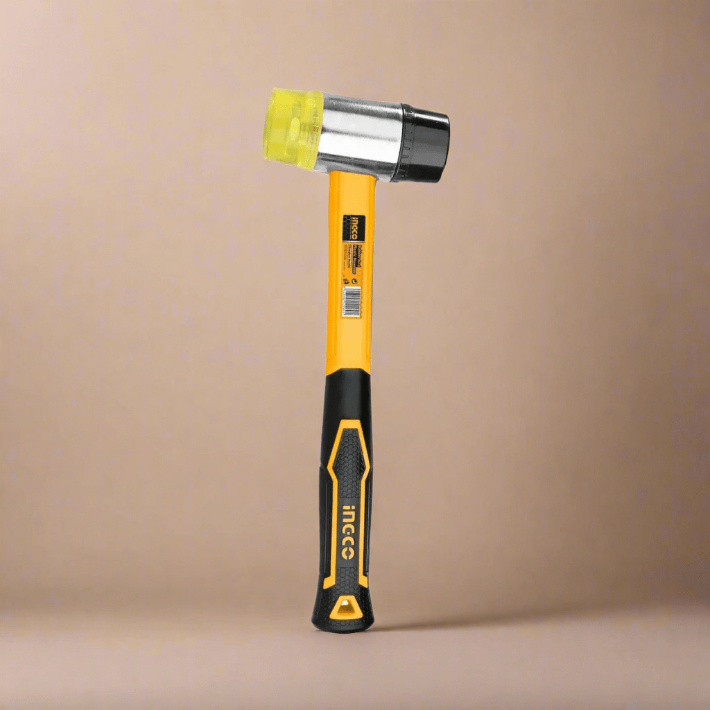 Ingco Hammers Mallets & Sledges Ingco Rubber and Plastic Hammer With Fibreglass Handle - HRPH8140