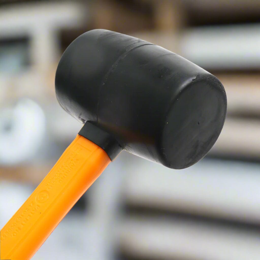 Ingco Hammers Mallets & Sledges Ingco Rubber Hammer with Fiberglass Handle - 220g & 450g | HRUH8208 & HRUH8216