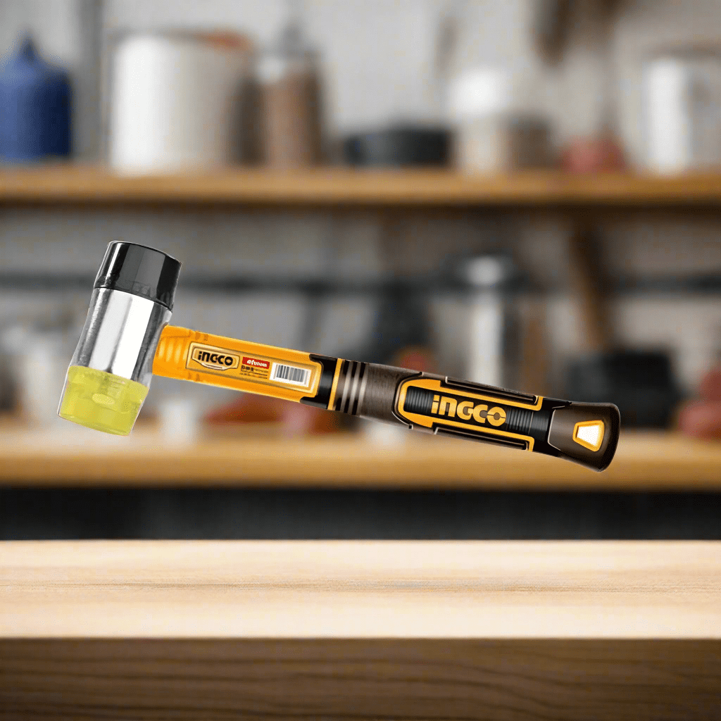 Ingco Hammers Mallets & Sledges Ingco Rubber Hammer With Fiberglass Handle - HRUH8940