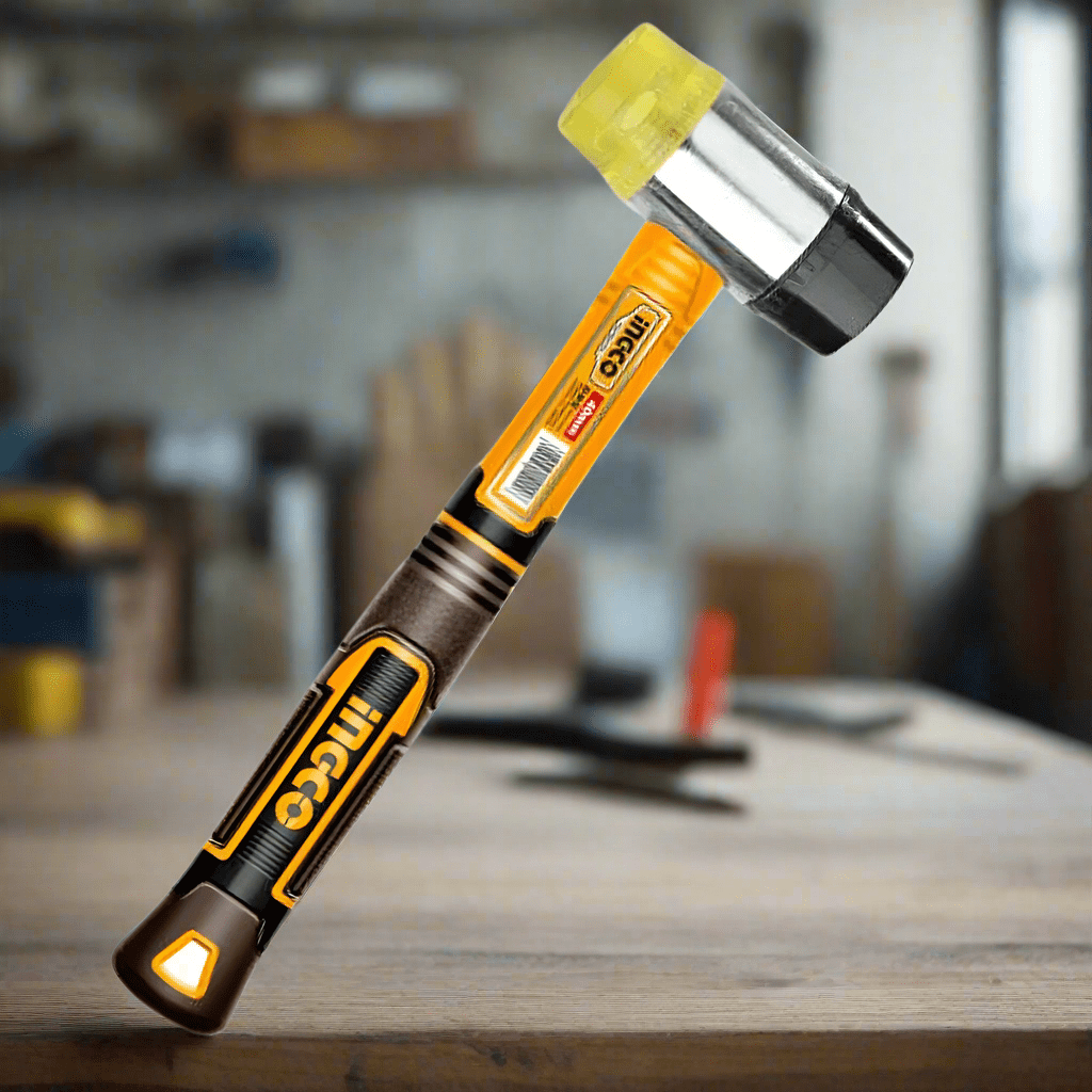 Ingco Hammers Mallets & Sledges Ingco Rubber Hammer With Fiberglass Handle - HRUH8940
