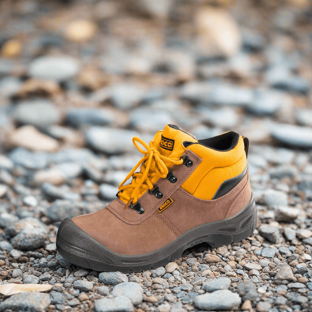 Ingco Boots & Footwear Ingco Safety Boots with Steel Toe Cap – SSH02SB