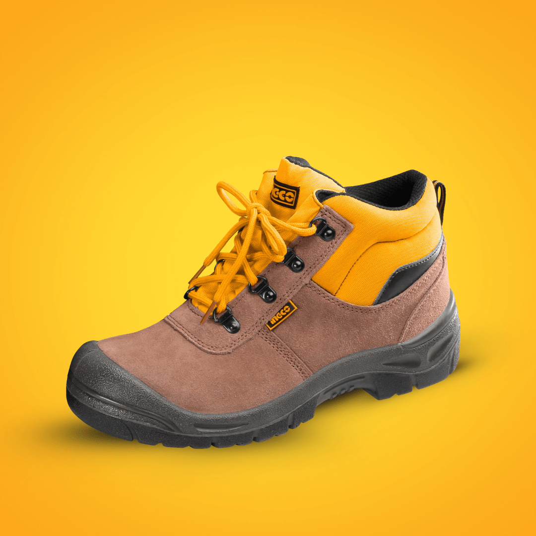 Ingco Boots & Footwear Ingco Safety Boots with Steel Toe Cap – SSH02SB