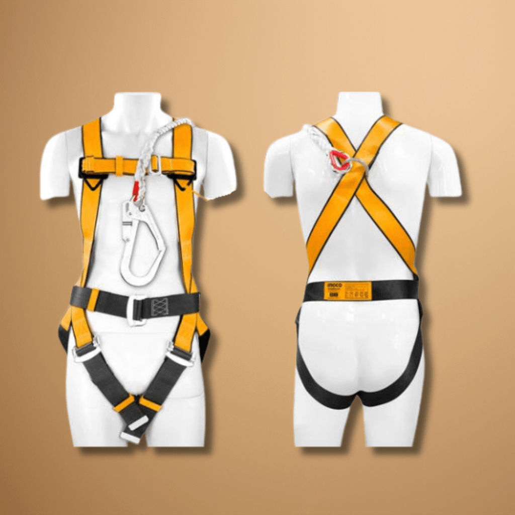 Ingco Specialty Safety Equipment Ingco Safety Harness Belt with Anti-Falling Dorsal D-Ring – HSH501415