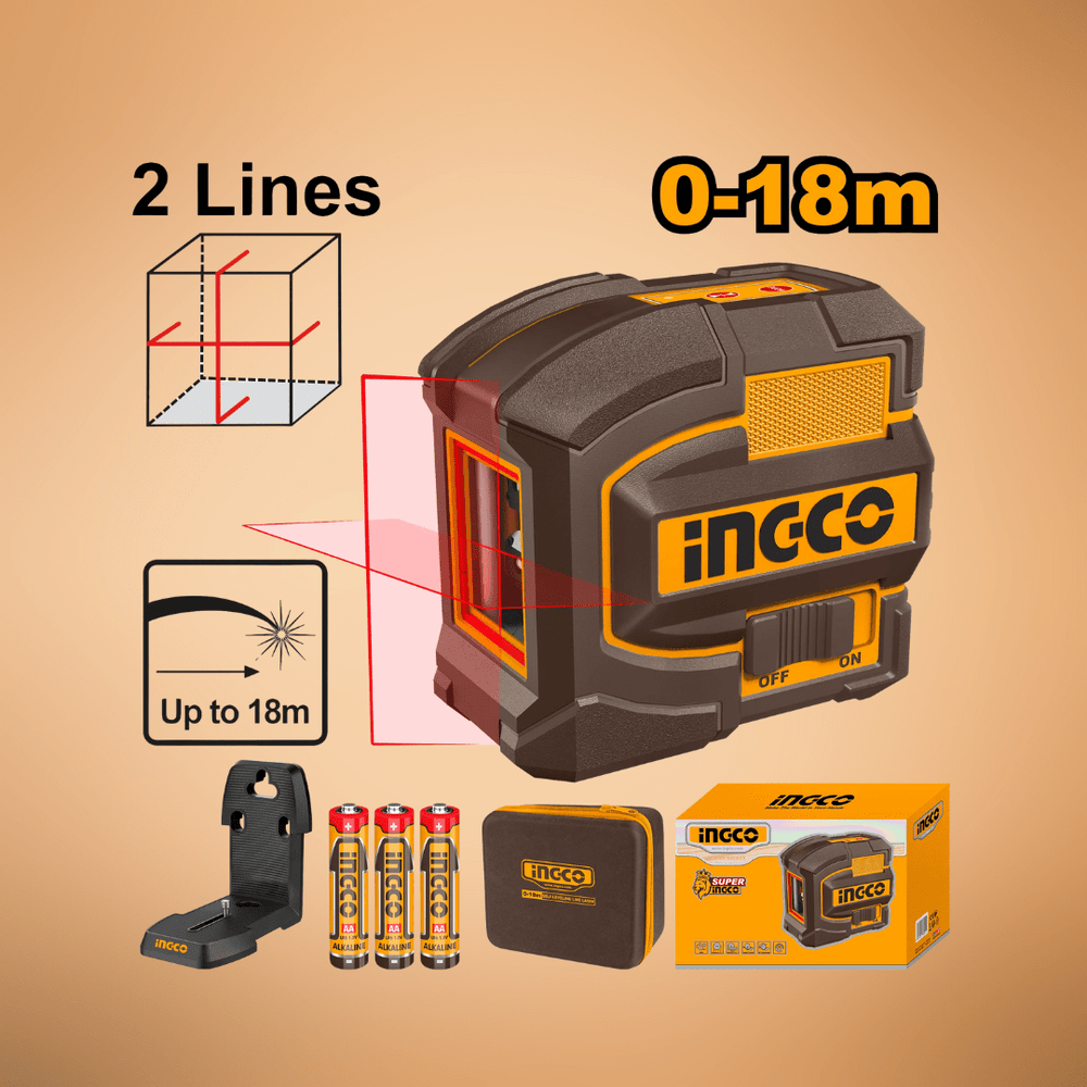 Ingco Laser Measure Ingco Self Leveling Line Laser 18m - HLL156503