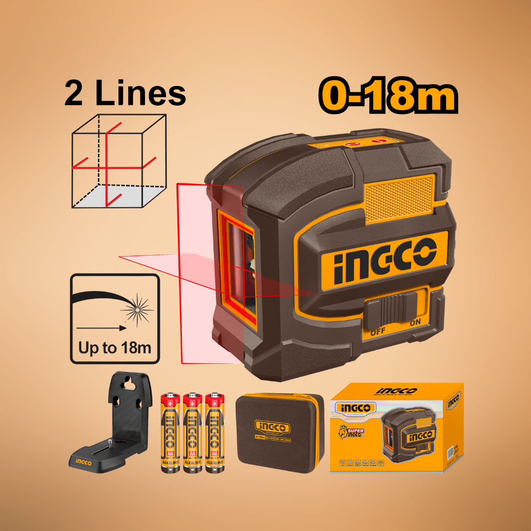 Ingco Laser Measure Ingco Self Leveling Line Laser 18m - HLL156503