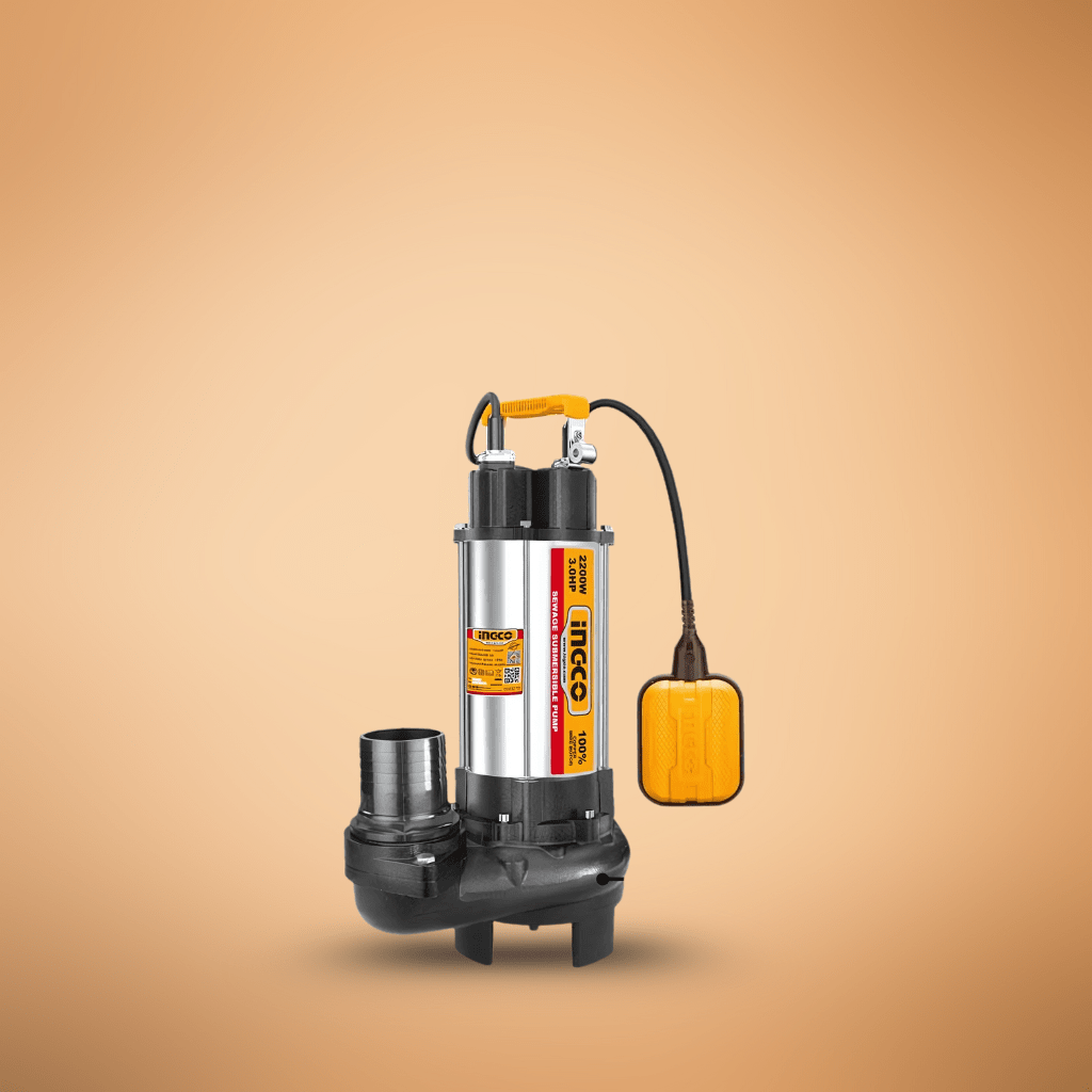 Ingco Submersible Pumps Ingco Sewage Submersible Pump 2200W 3.0HP - SPDB22008