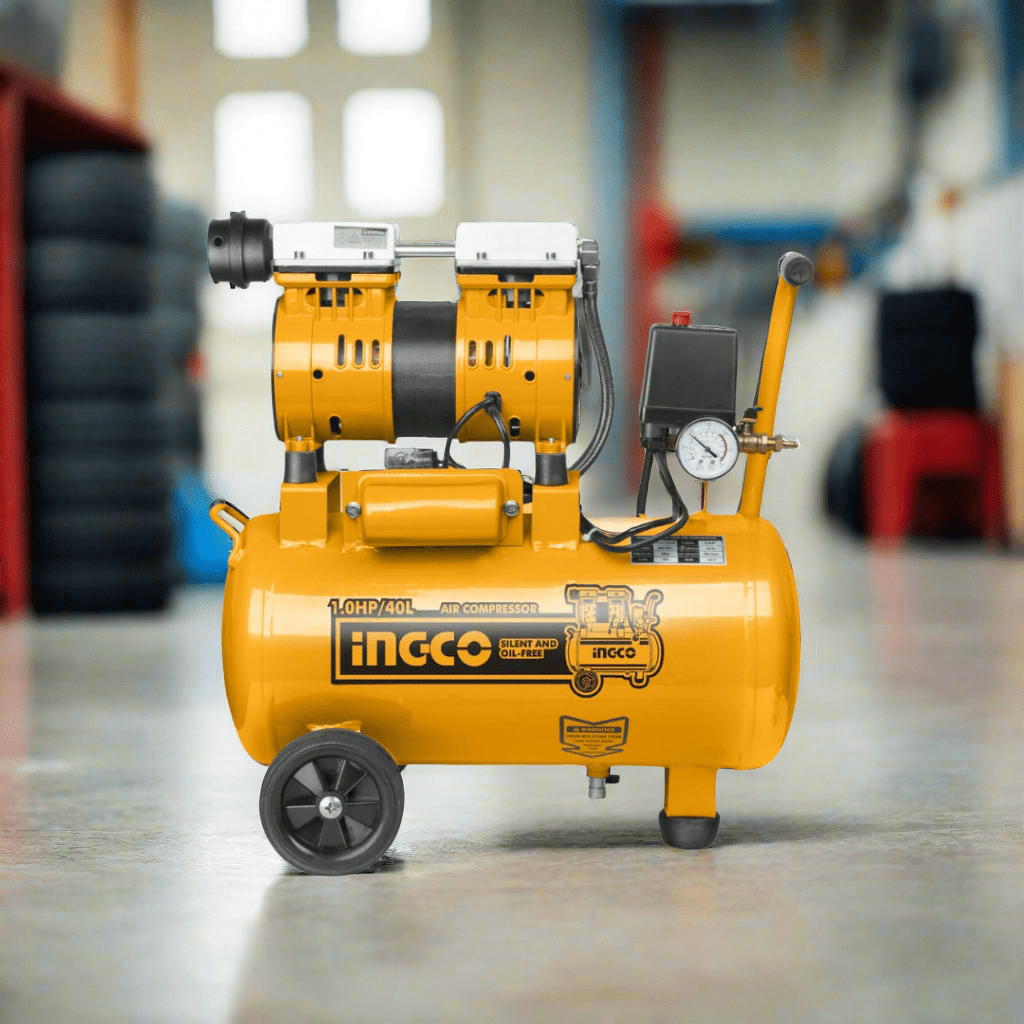 Ingco Compressor & Air Tool Accessories Ingco Silent And Oil Free Air Compressor 1.0HP 40L - ACS175406