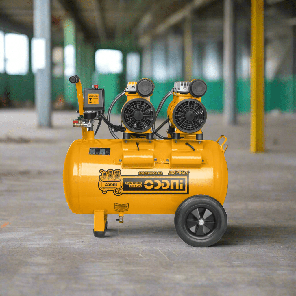 Ingco Compressor & Air Tool Accessories Ingco Silent And Oil Free Air Compressor 1.6HP 50L - ACS215506
