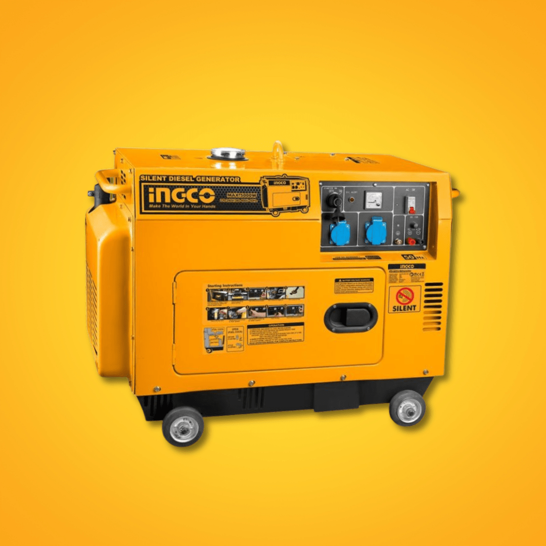 Ingco Generator Ingco Single Phase Diesel Generator 5KW with Electric Start - GSE50001