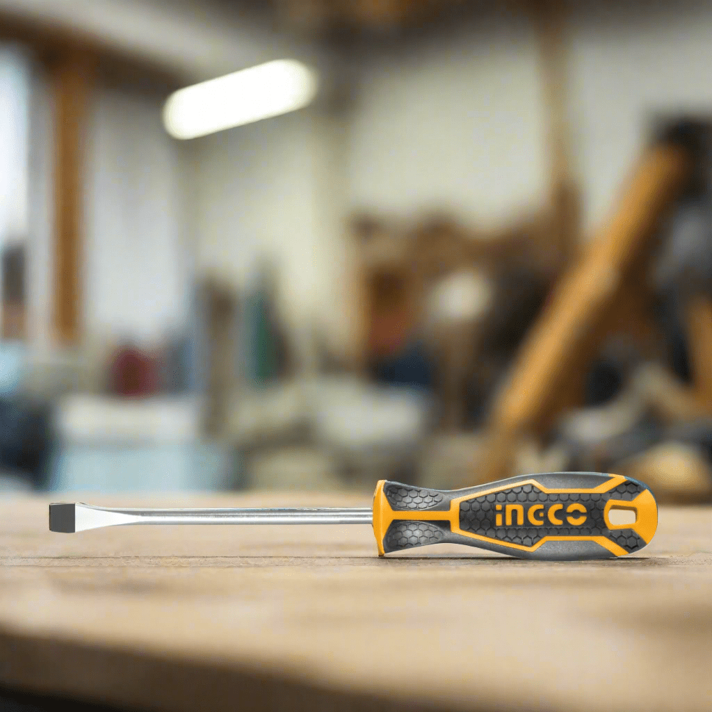 Ingco Screwdrivers Ingco Slotted Screwdriver 5.5mm & 6.5mm - HS285100 & HS286150