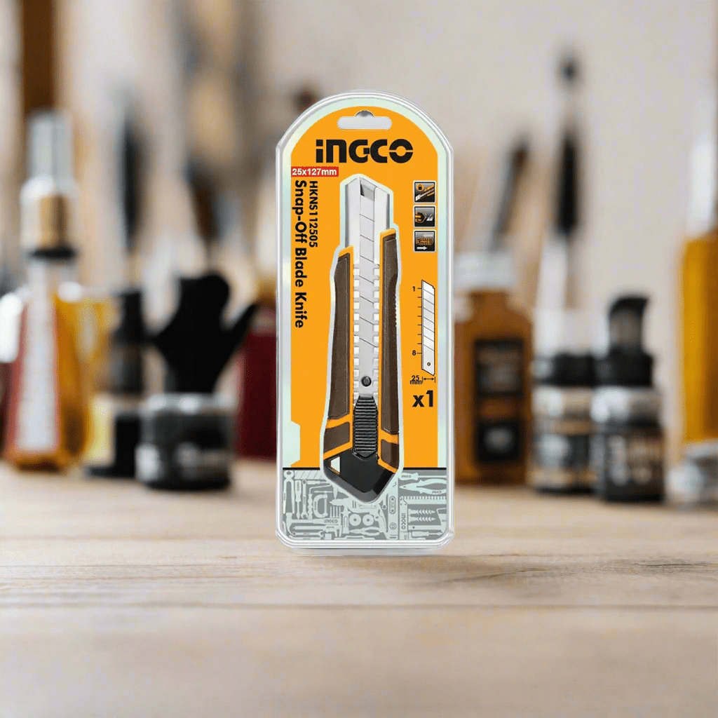 Ingco Multi Tools & Knives Ingco Snap-off Blade Knife with Auto-Lock – HKNS112505