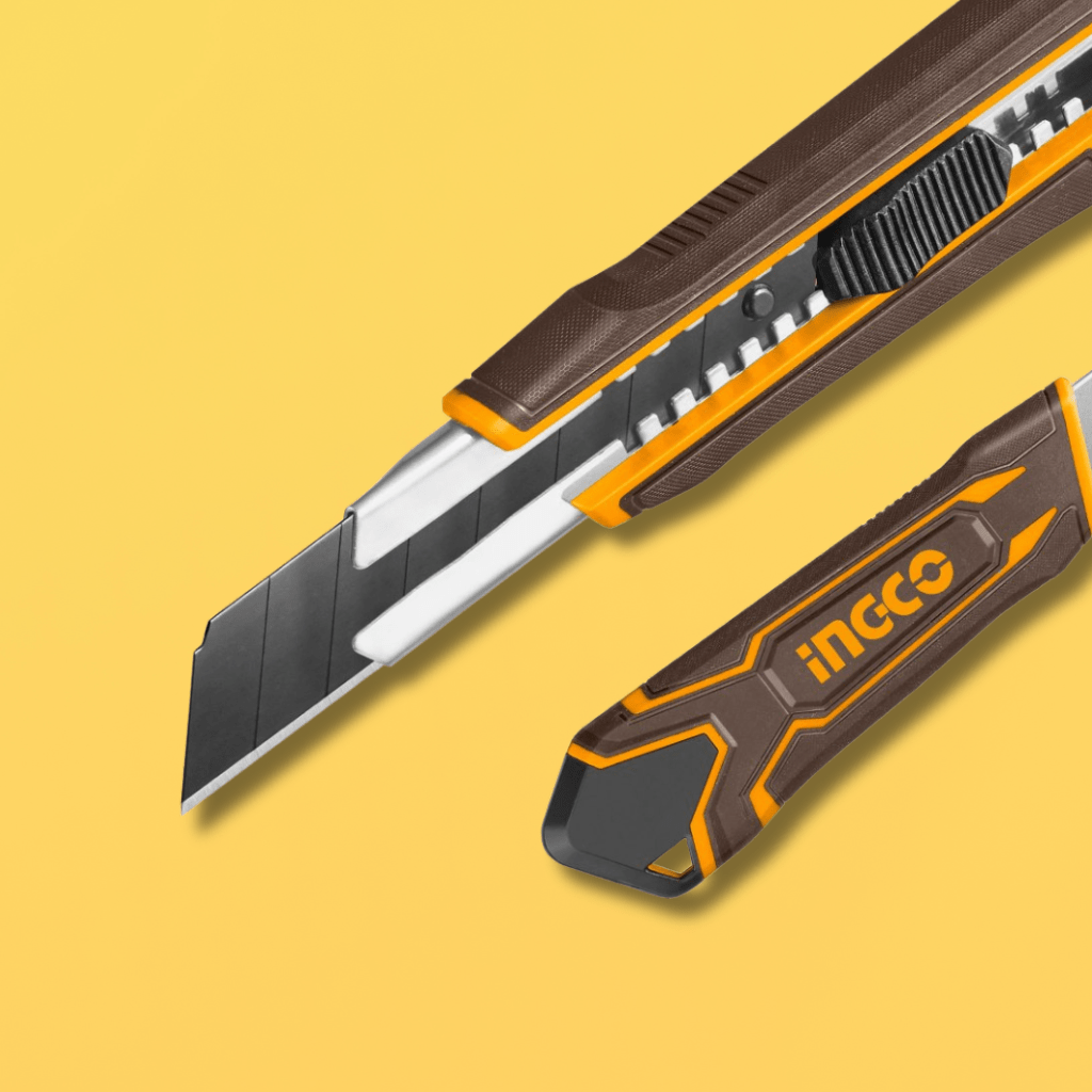 Ingco Multi Tools & Knives Ingco Snap-off Blade Knife with Auto-Lock – HKNS112505