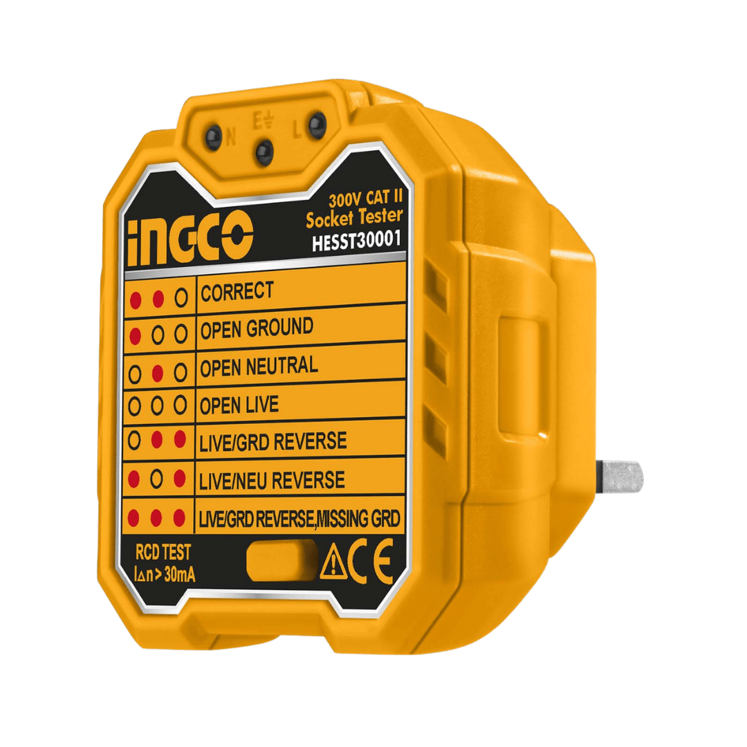 Ingco Power Management & Protection Ingco Socket Tester - HESST30001