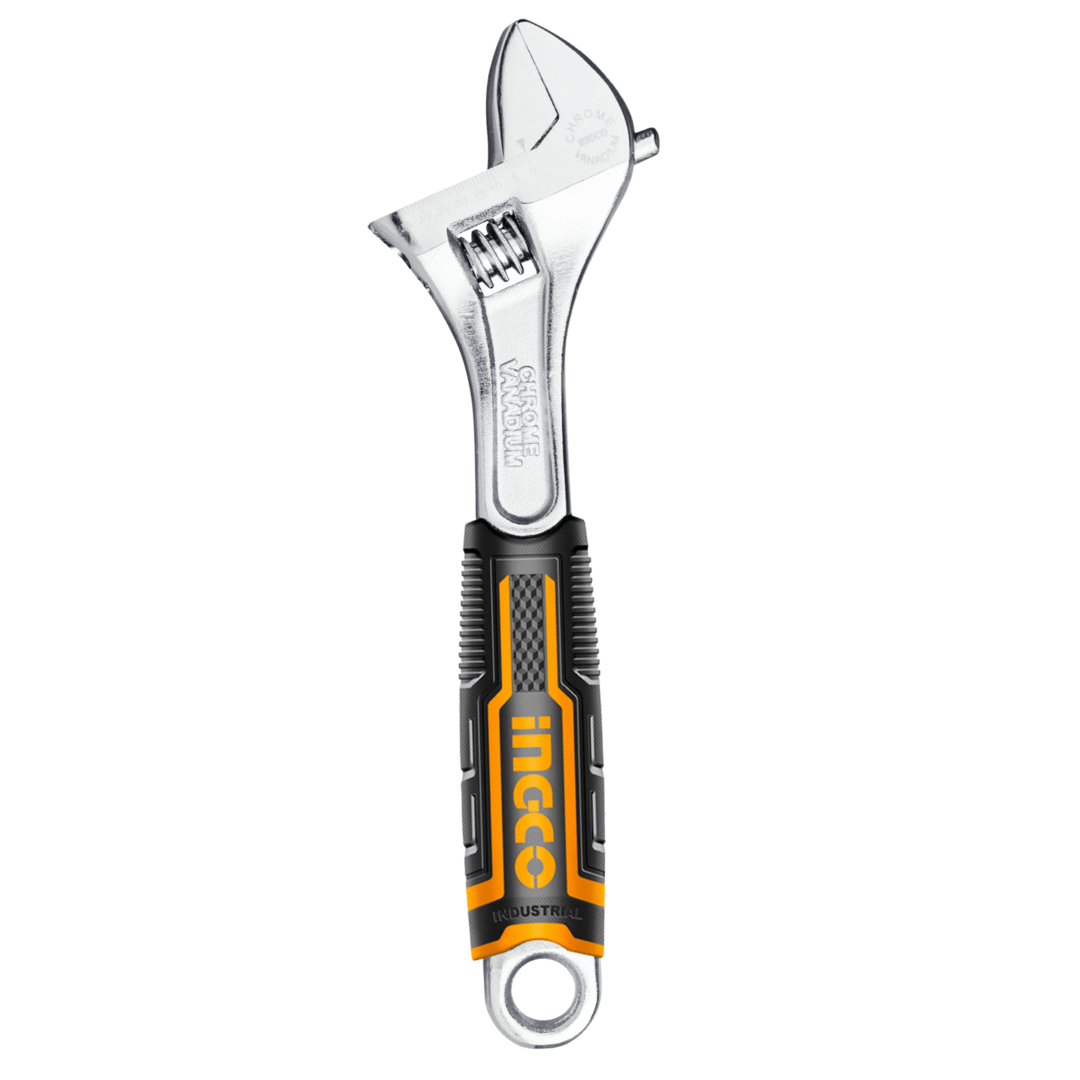 Ingco Wrenches Ingco Soft Handle Adjustable Wrench 6" to 12" – HADW13-Series