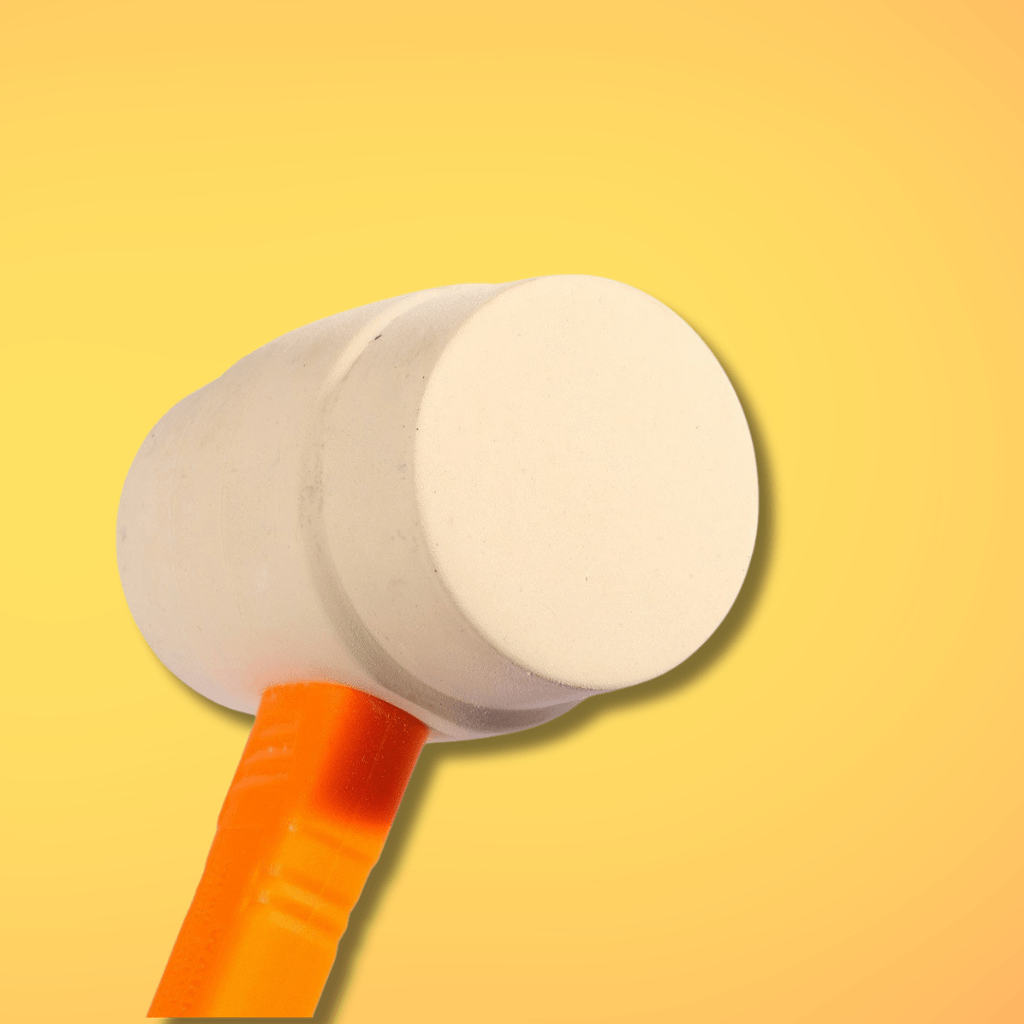 Ingco Hammers Mallets & Sledges Ingco Soft Rubber Hammer 450g with Fiberglass Handle – HRUH8916
