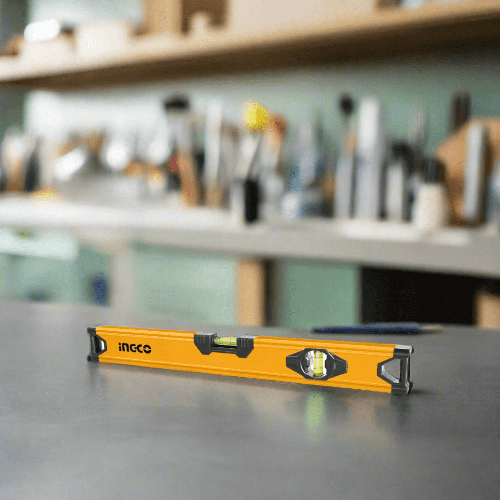 Ingco Level Ingco Spirit Level with Double-Side Milled Vials 40cm to 200cm - HSL-Series