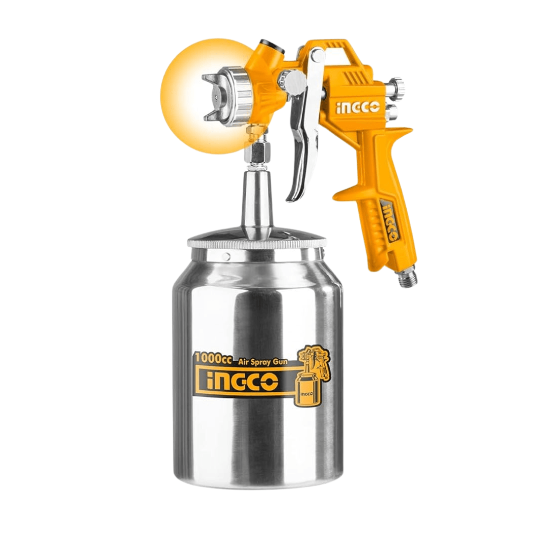 Ingco Spray Gun Ingco Spray Gun 1000cc Pneumatic Stainless Steel Nozzle - ASG3105