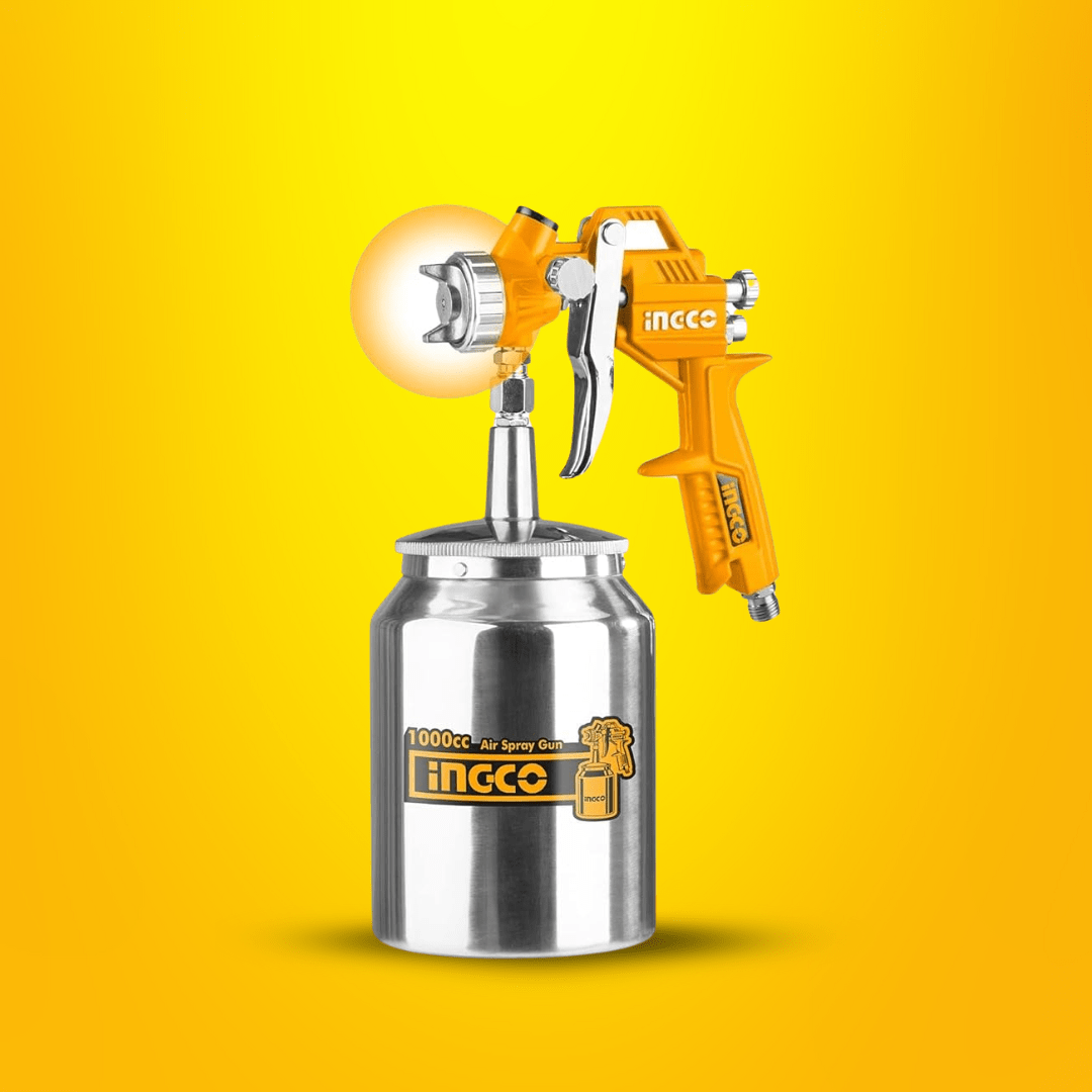 Ingco Spray Gun Ingco Spray Gun 1000cc Pneumatic Stainless Steel Nozzle - ASG3105