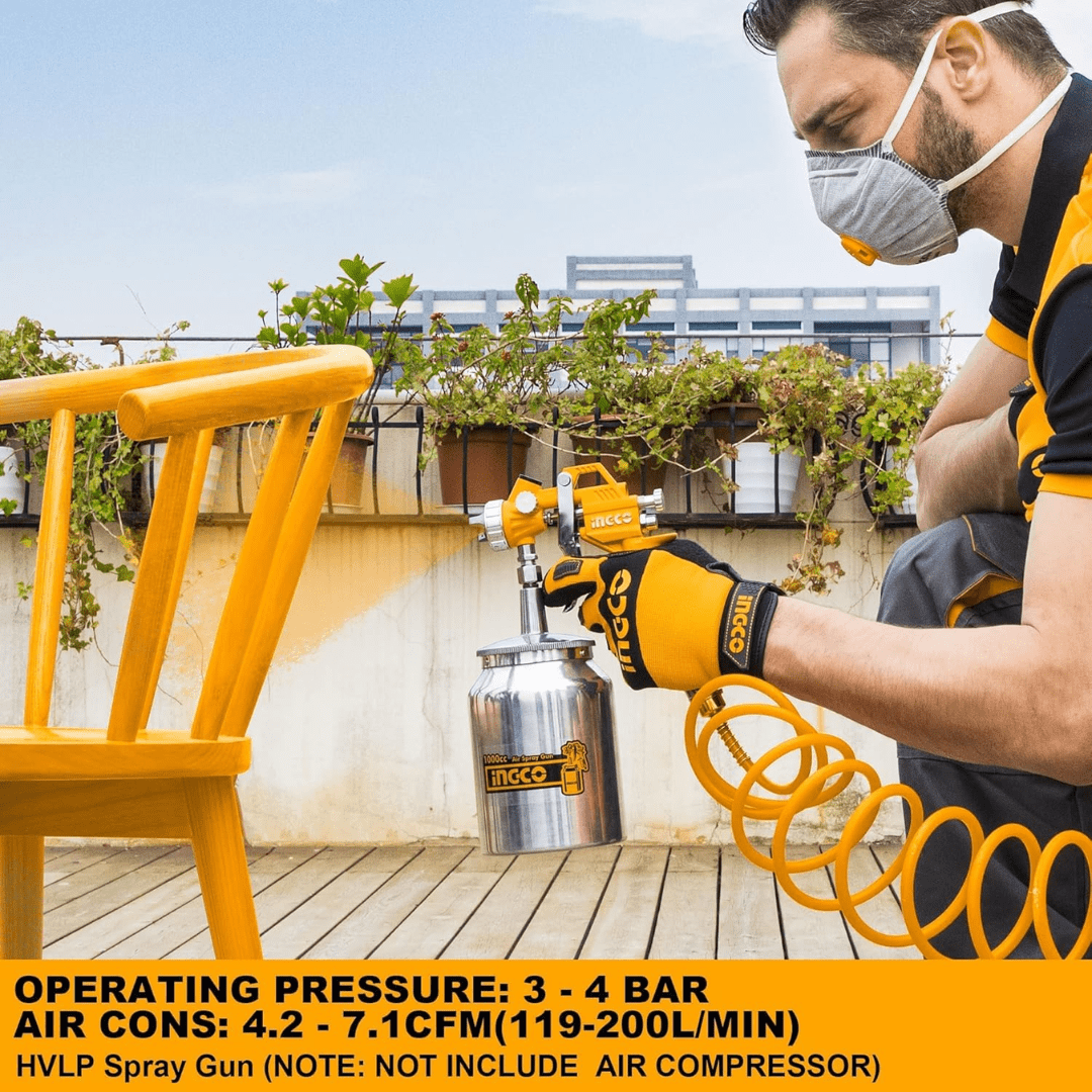Ingco Spray Gun Ingco Spray Gun (Down Cup) with Adjustable Nozzle - ASG3101