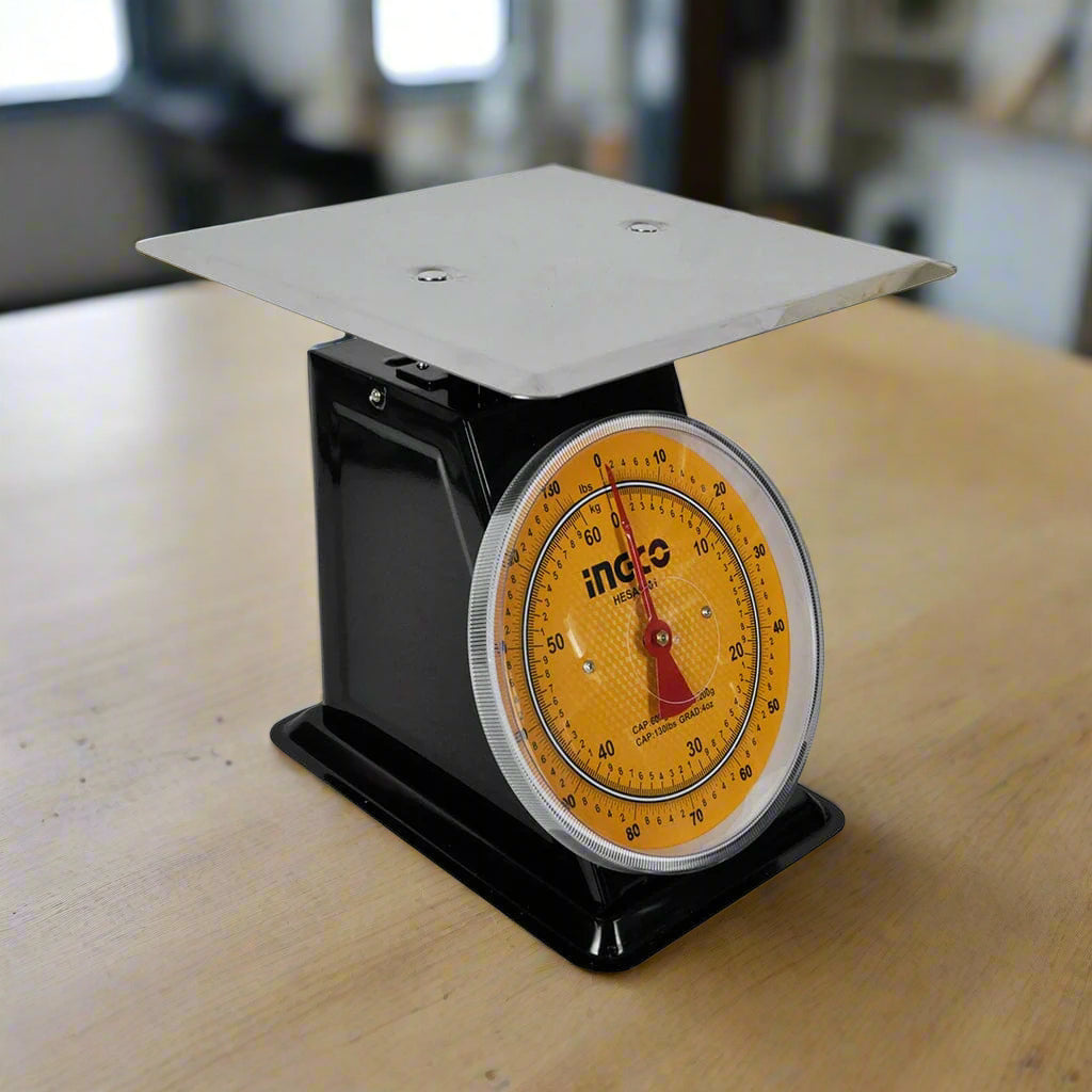 Ingco Digital Meter Ingco Spring Weighing Scale 60Kg - HESA5601