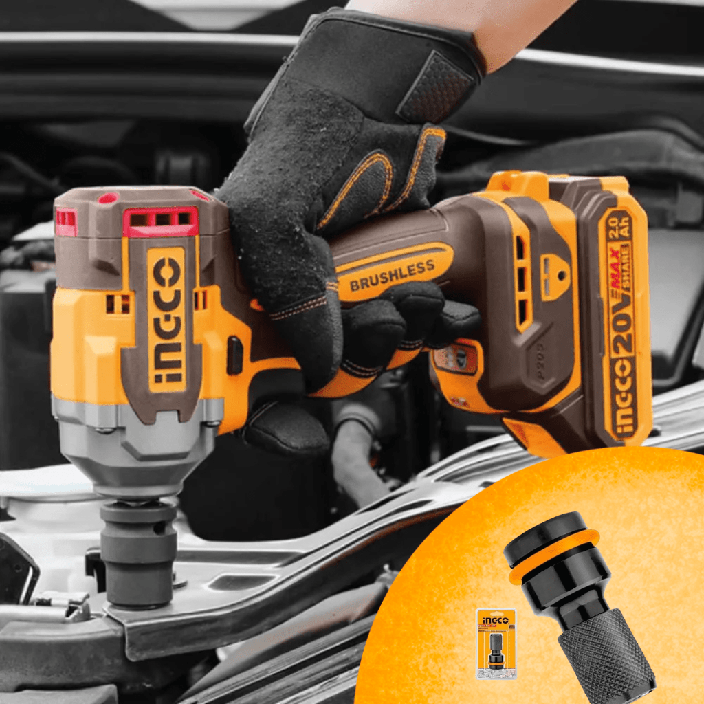 Ingco Sockets & Hex Keys Ingco ½″ Square to ¼" Hex Socket Adapter - ABH60501