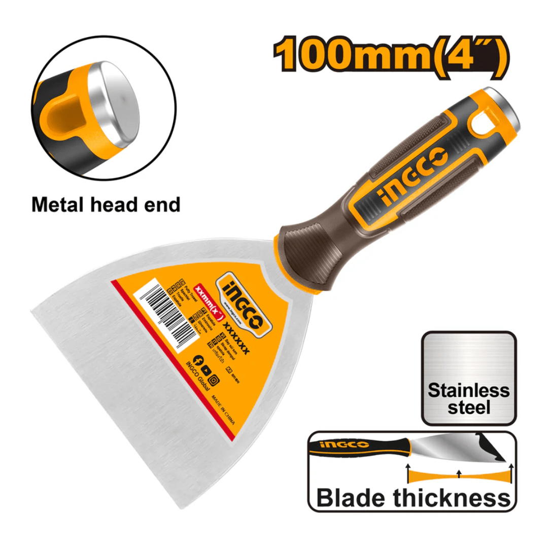 Ingco Specialty Hand Tools Ingco Stainless Putty Trowel - HPUT08100