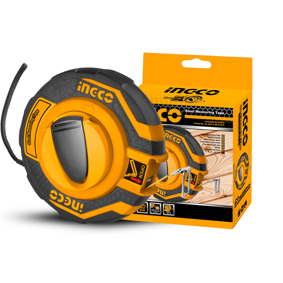 Ingco Tape Measure Ingco Steel Measuring Tape 20m x 12.5mm – HSMT8420