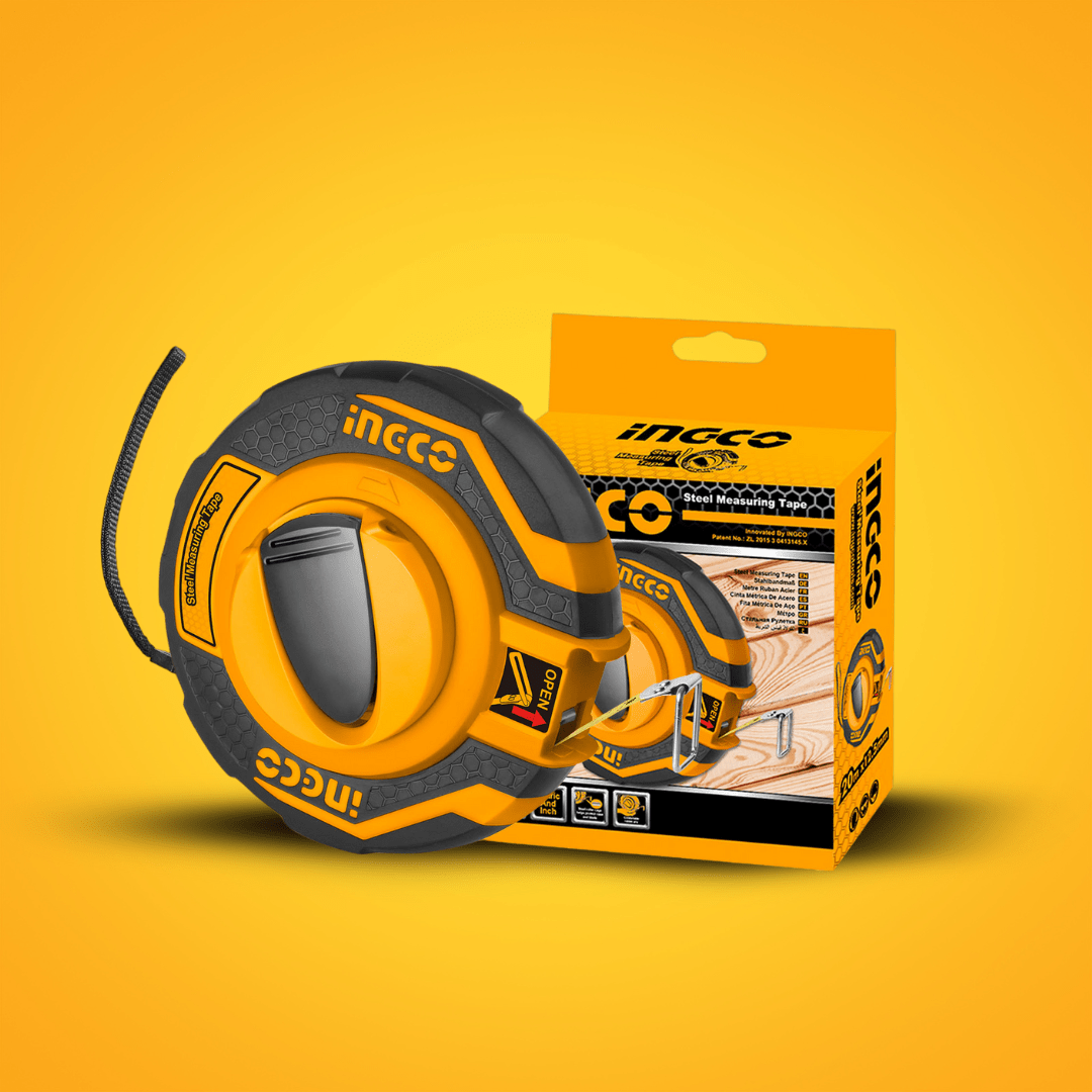 Ingco Tape Measure Ingco Steel Measuring Tape 20m x 12.5mm – HSMT8420