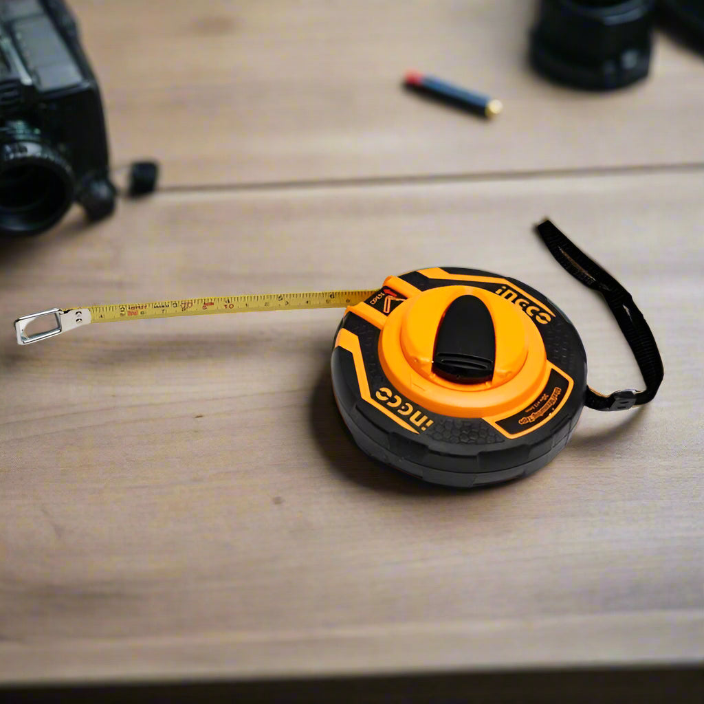 Ingco Tape Measure Ingco Steel Measuring Tape 30m x 12.5mm - HSMT8430