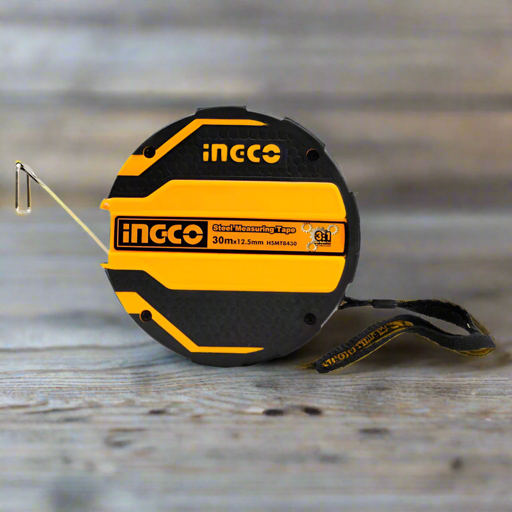 Ingco Tape Measure Ingco Steel Measuring Tape 30m x 12.5mm - HSMT8430