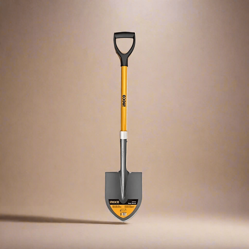 Ingco Gardening Tool Ingco Steel Shovel With Fiberglass Handle - HSSLH05