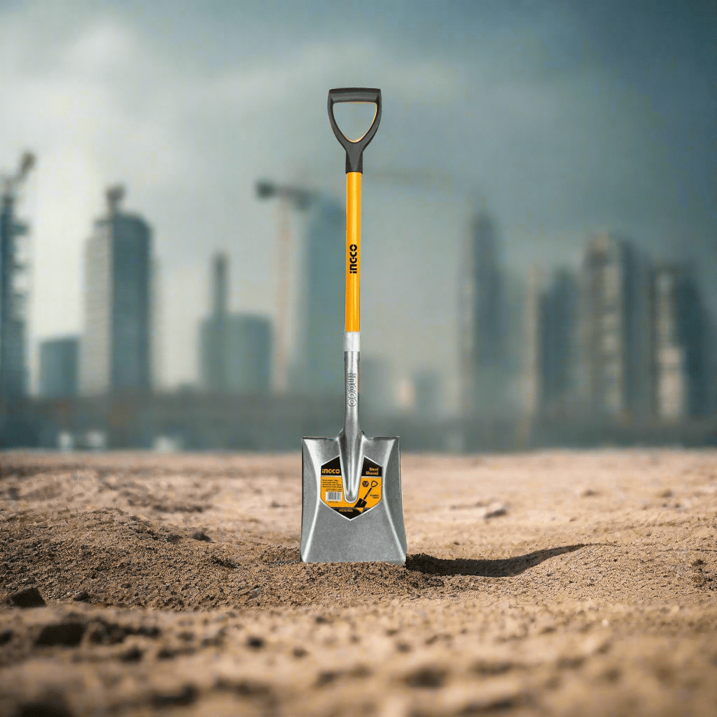 Ingco Gardening Tool Ingco Steel Spade With Fiberglass Handle - HSSLH06