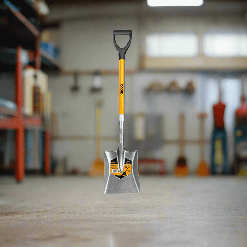 Ingco Gardening Tool Ingco Steel Spade With Fiberglass Handle - HSSLH06